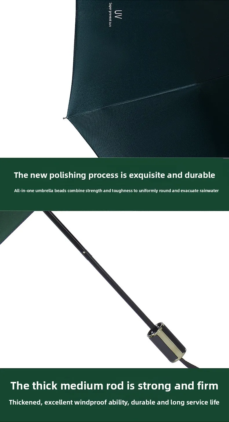 Wholesale Rain Shine Fully Automatic Large Size Umbrella Customizable Advertising 8K Modern Daisy Sun Protection Sunshade Travel