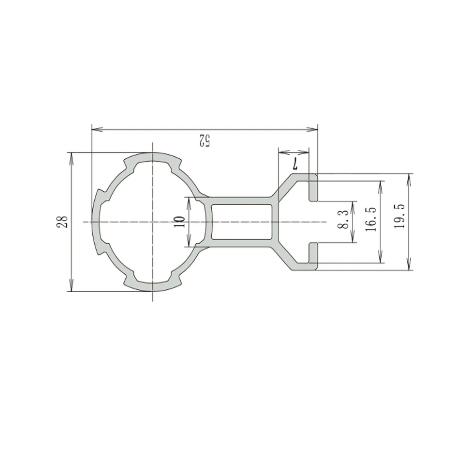 product lean pipe with t slot 28mm aluminum alloy third generation lean pipe accessories connectors workbench turnover-11