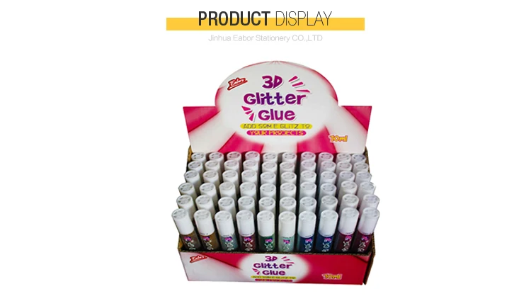 3D Dry Fast Classic Colors Diy Non Toxic Waterproof Glitter Glue