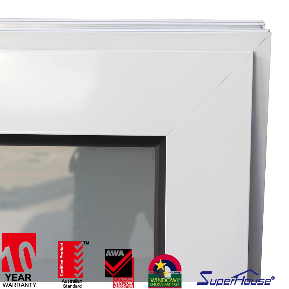 Wholesale high quality white awning window frosted glass
