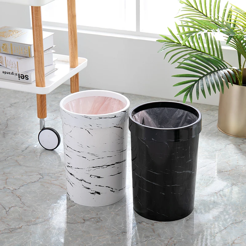 Factory Price 9l Unique Fancy Korean Style Plastic Trash Can With