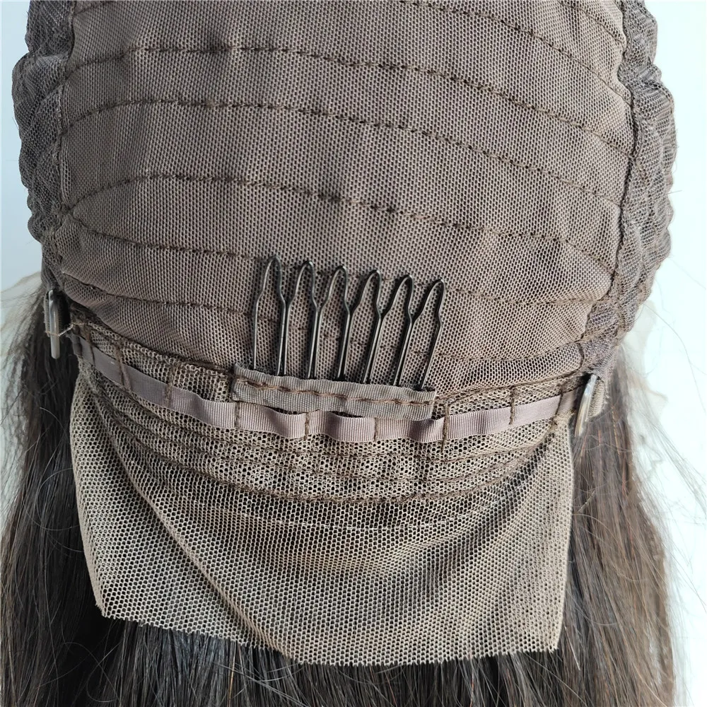 Natural color 13*4 lace frontal human hair wigs