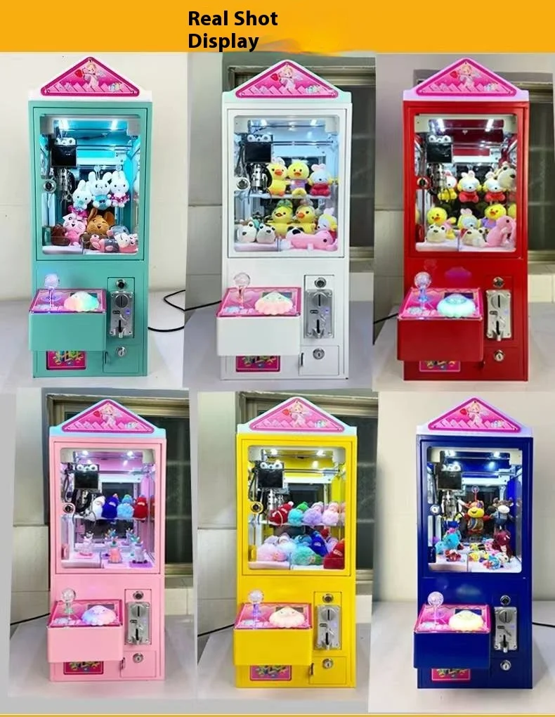 Wholesale Single Coin Operated Arcade Crane Machine New Net Red Snack Grab Source for City Entertainment Venues