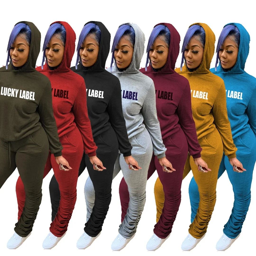 

QC-TC055 Factory hot selling women solid color zipper sports two piece summer set for women