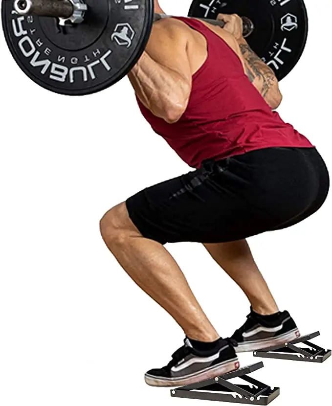 Wellshow Professional Squat Wedge Block Slant Board Improve Strength