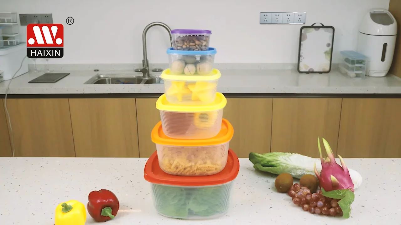 Haixin Food Storage Container Microwave Safe 5 Piece Food Container