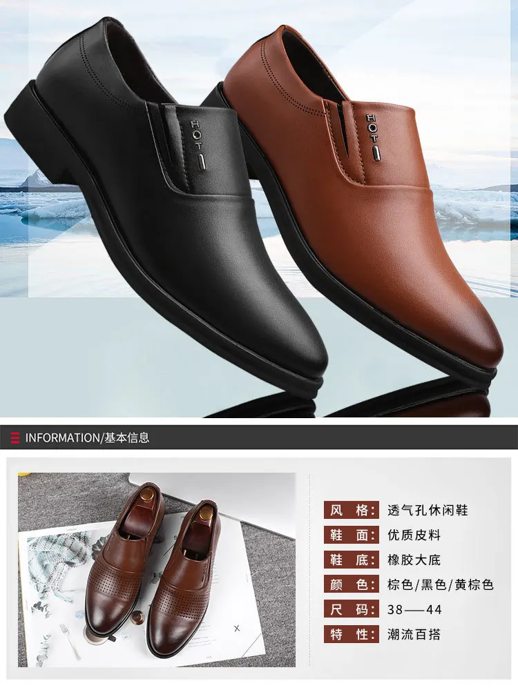 A057 Formal Loafer Office Men Shoes Leather Loafer Shoes Men Classic ...