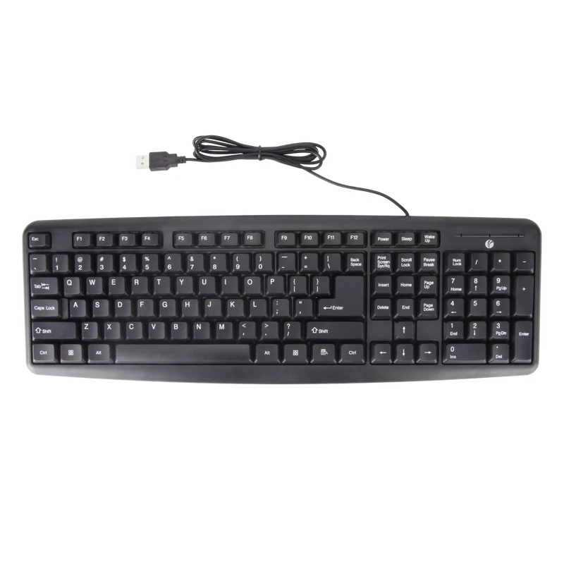 Hot Sale Cheap Black Computer Keyboards Multi Language Keyboards Long
