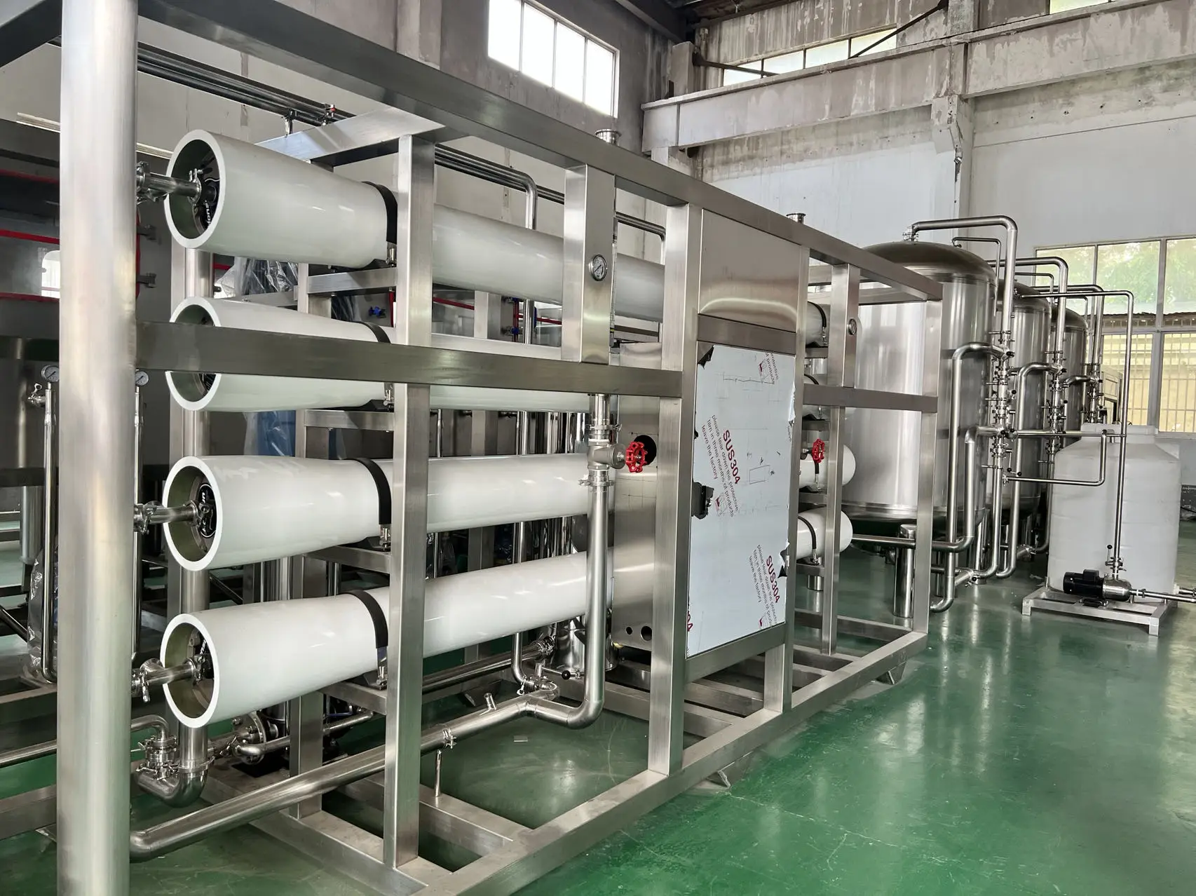2000lph Commercial Ro Reverse Osmosis Industrial Uv Drinking Water ...