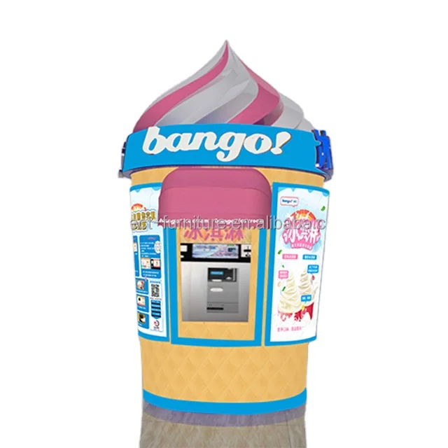 Fiberglass Mini Outdoor Sweet Corn Kiosk Mobile Retail Popcorn Kiosk