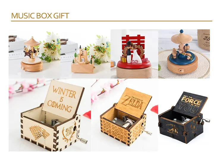 Wholesale Electronic Music Box Movements Philippines Wooden Girls Music