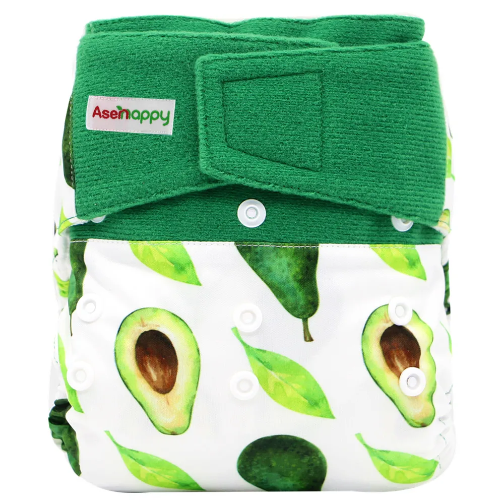 Asenappy Reusable Magic Tape Diaper Waterproof Hook And Loop Cloth