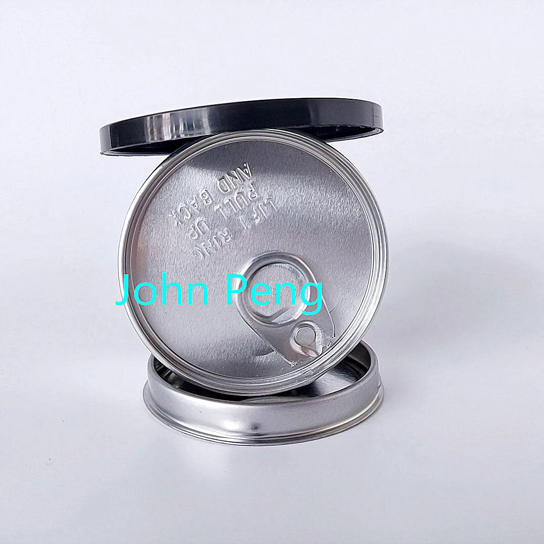 3.5g 7g Empty Self Seal Press Tuna Tin Cans100ml 200ml See Through Metal Tin Cans With Lids