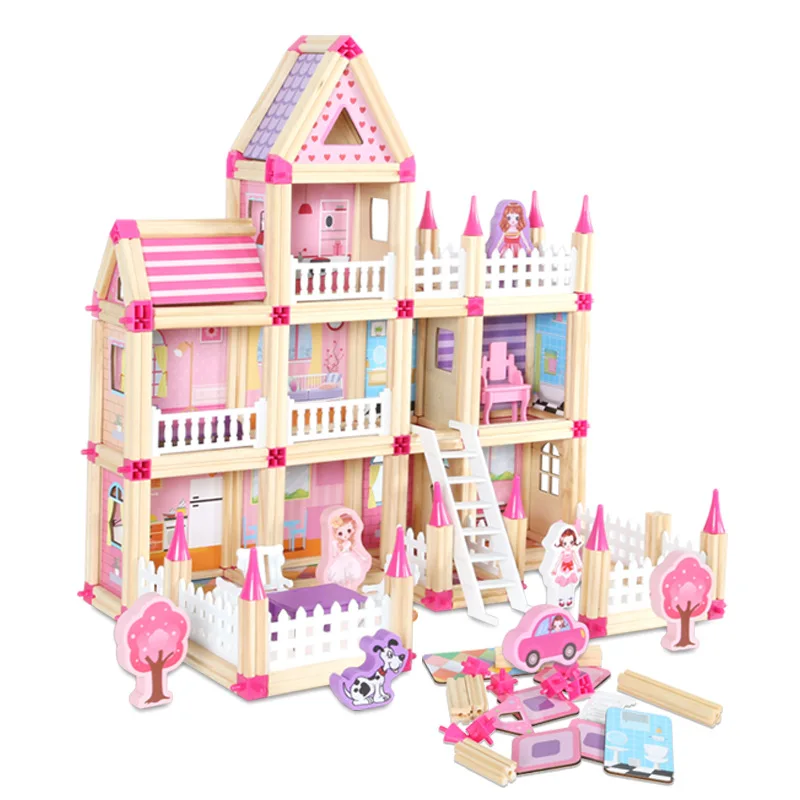 Girls wooden castle clearance