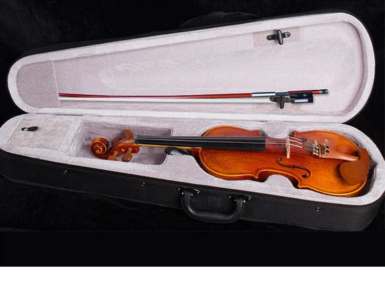 Bullfighter 3/4  4/4 Flamed Solid Wood Violin Handmade
