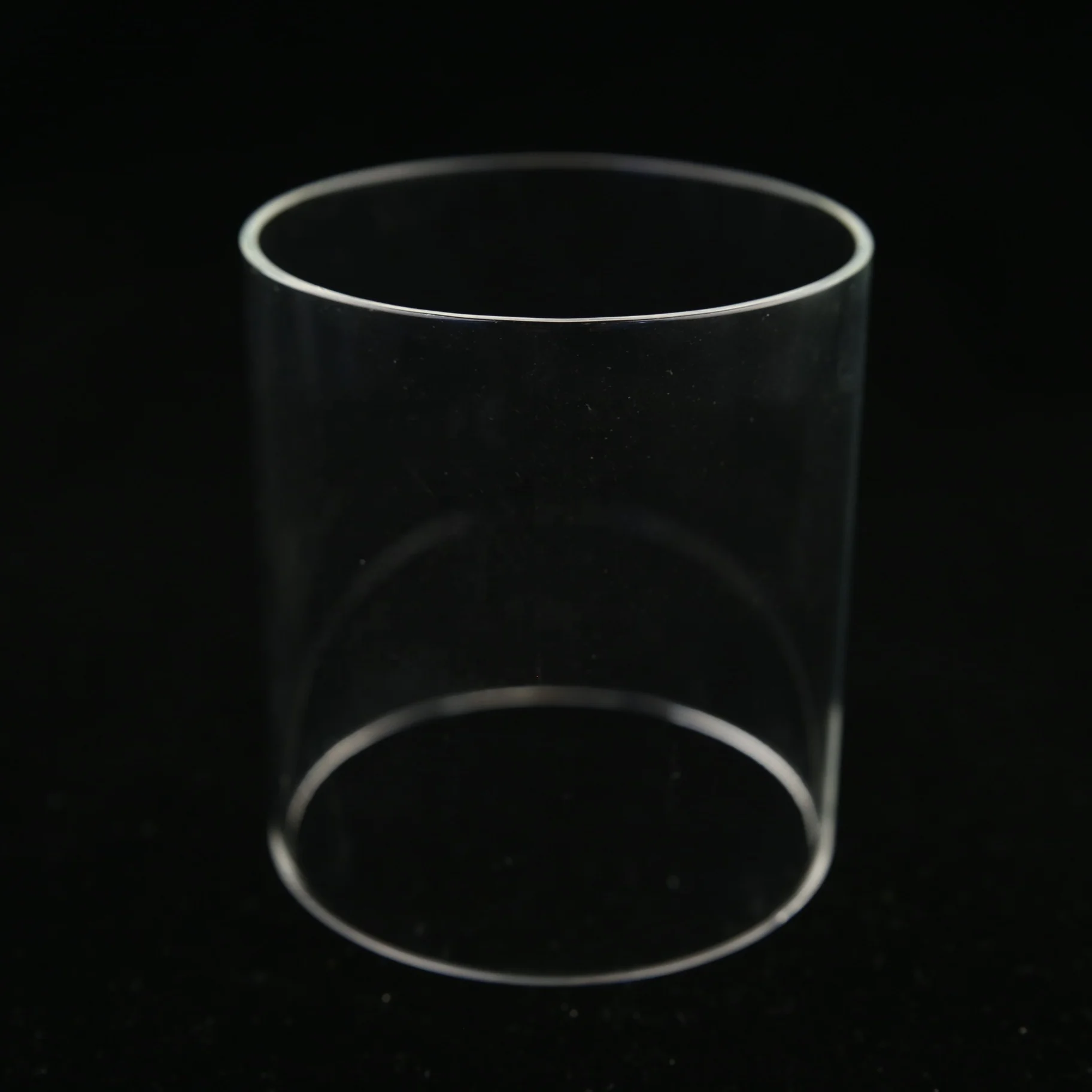 clear glass tube