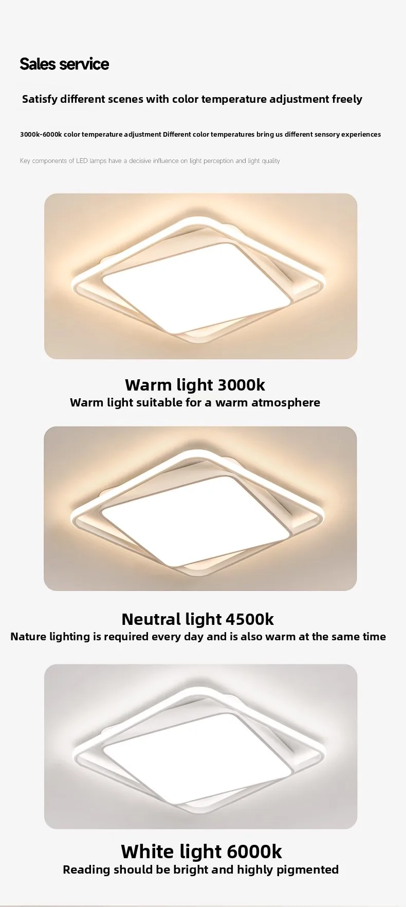 product 2024 24w luxury simple cream led ceiling light for living room master bedroom modern style acrylic internet celebrity favorite-4