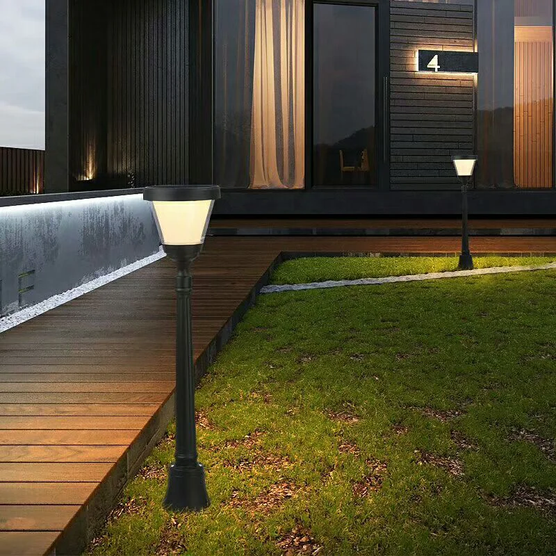 Kaich courtyard light led outdoor solar light for garden landscape lamp height1m-2.6m