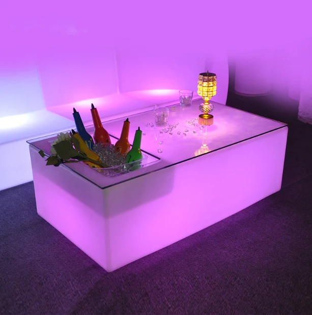 lighted desk