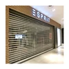 Commercial clear polycarbonate transparent rolling up door for mall