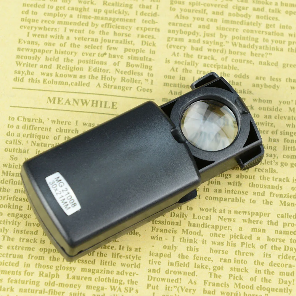 MG21008 Pull-out Automatic Pop-up Jewelry Magnifier LED Light 21mm Lens ...