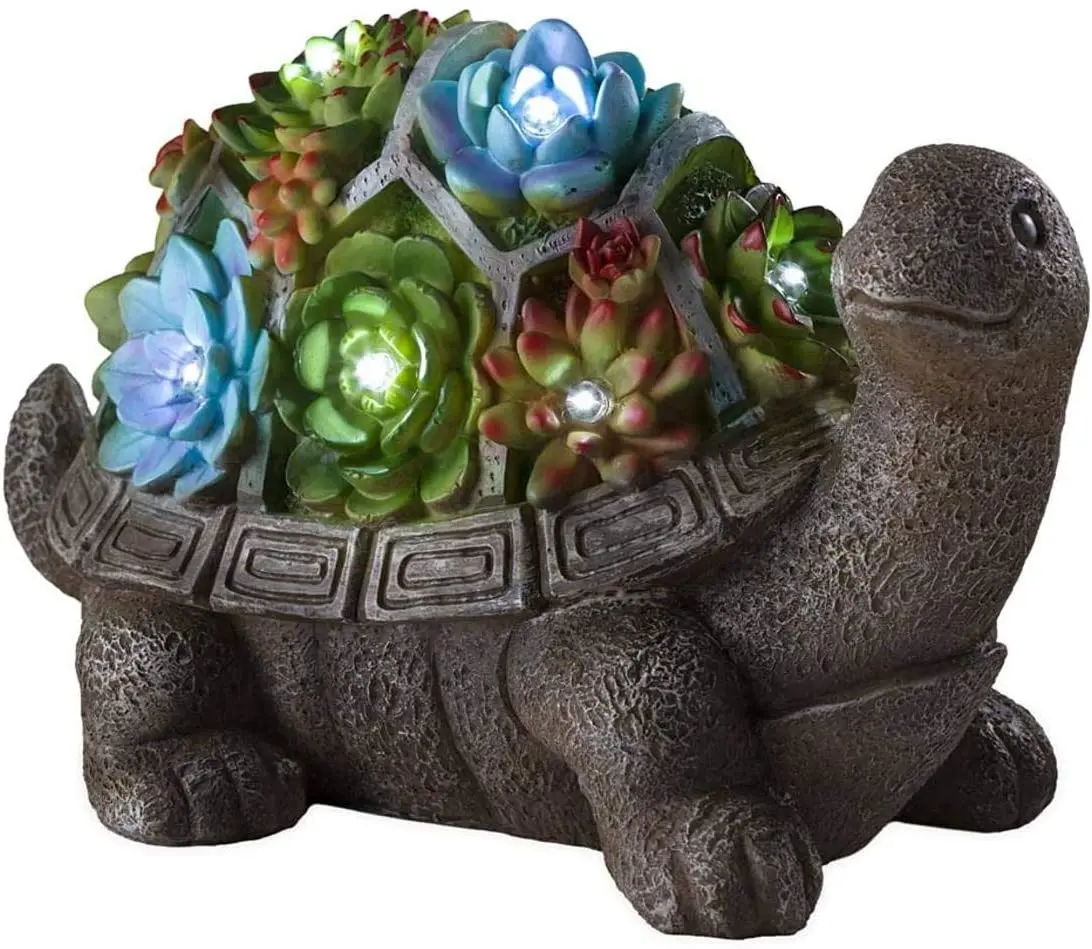 resin turtle statue