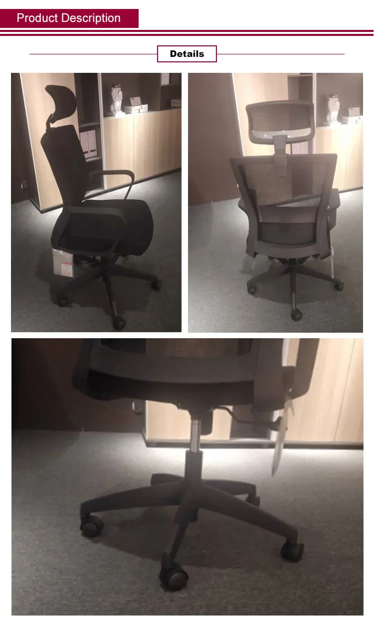 2020 New Arrival Modern Style office Manager Chair with headrest