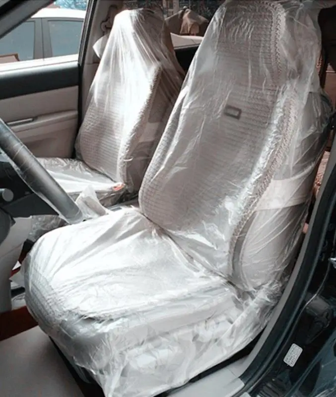 Transparent Automobile Waterproof Custom Plastic Cover Car Disposable