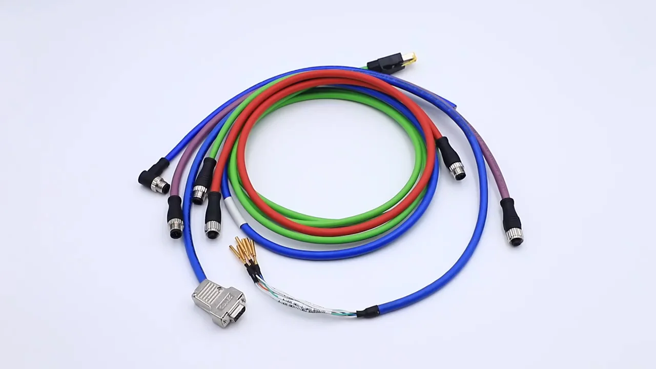 Cable Moving Application Drag Chain 1million M12 X Code Connector Male