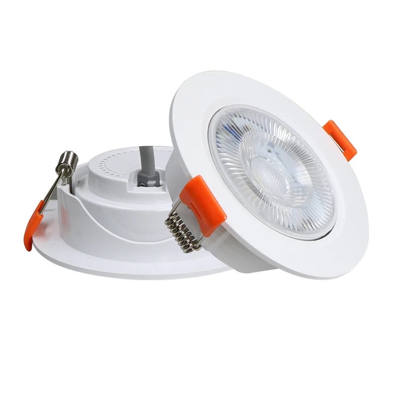 High quality indoor energy saving round ceiling 5w recessed led downlight