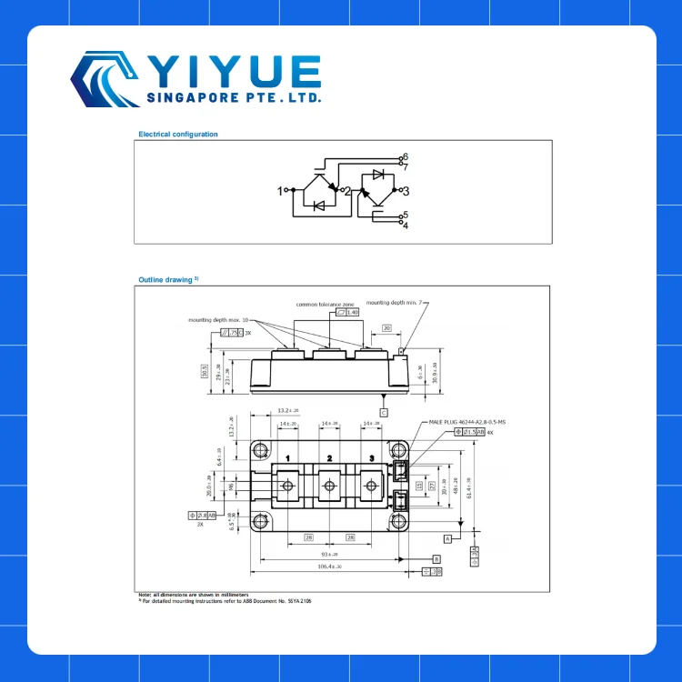 Igbt Modules Hitachi Hitachi Energy ABB IGBT Module 1700V 150A - Efficient Semiconductors
