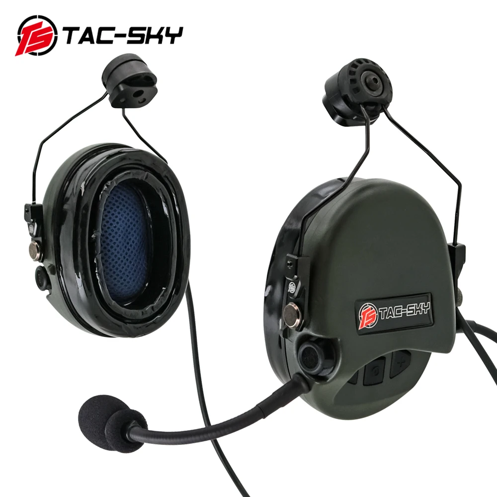 Ts Tac-sky Tactical Helmet Arc Rail Mount Tci Liberator Ii Noise ...