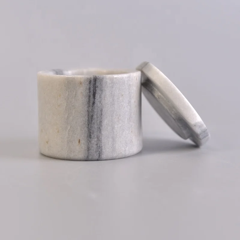 Round ceramic candle holder decorative with lid wholesales