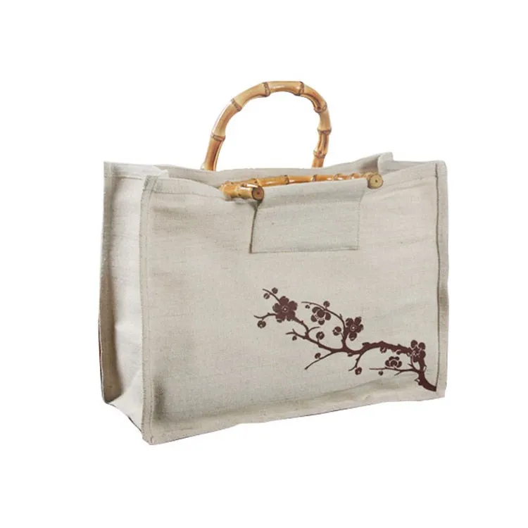 Luxury Customized Plain Jute Bag Design 
