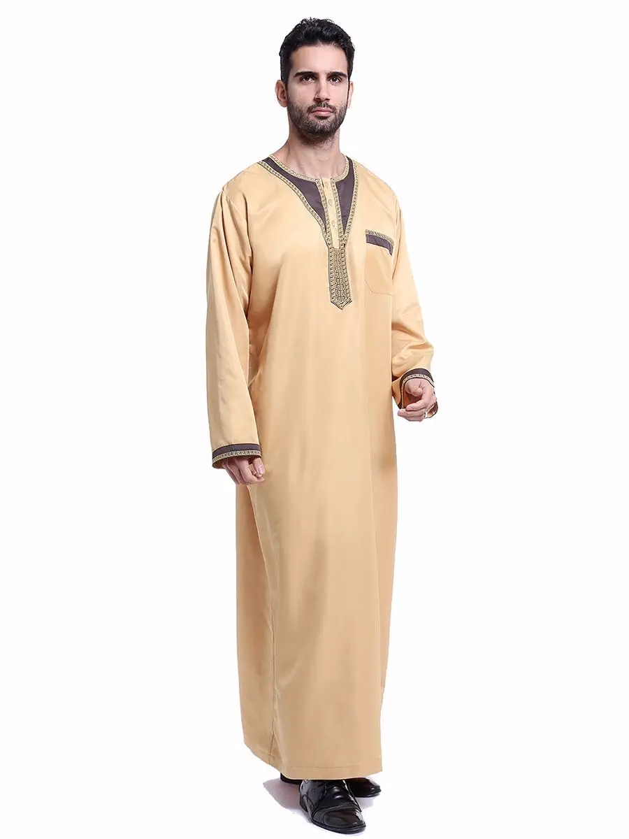 Wholesale 2020 New Summer Muslim Arab Men Long Sleeve 100%polyester ...