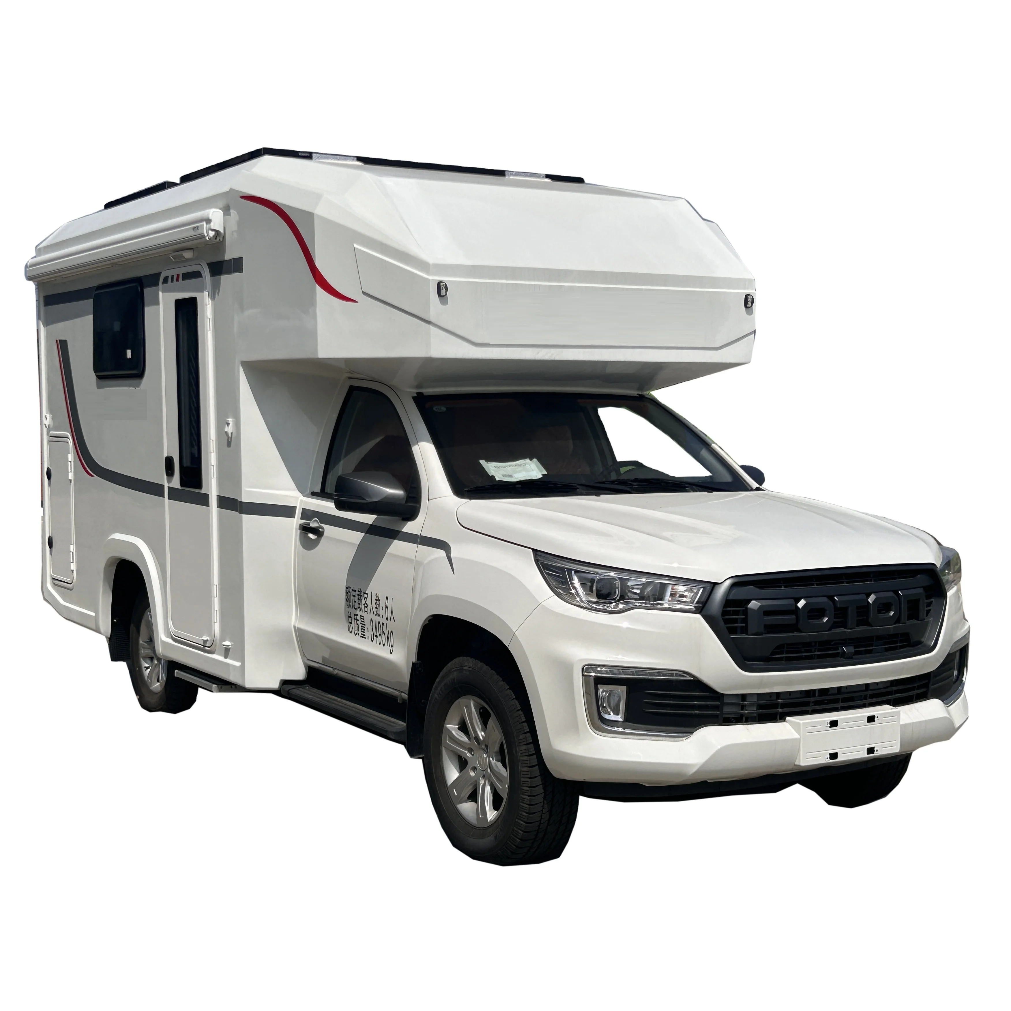 Small 4x4 off Road Truck RV caravan House Car Camping Chinese Mobile ...