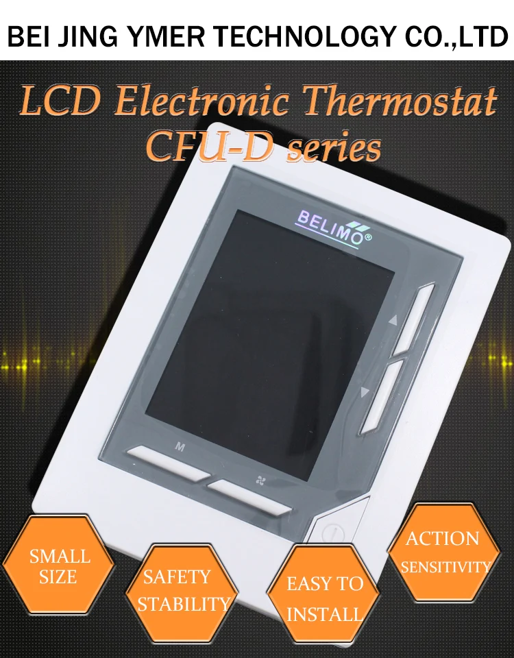 Belimo Lcd Electronic Thermostat Cfud Series Designed For Commercial