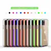 New Clear Transparent TPU Soft Colorful Flexible Bumper Cover Case for iPhone X casesamsung galaxy s10 iphone 2019