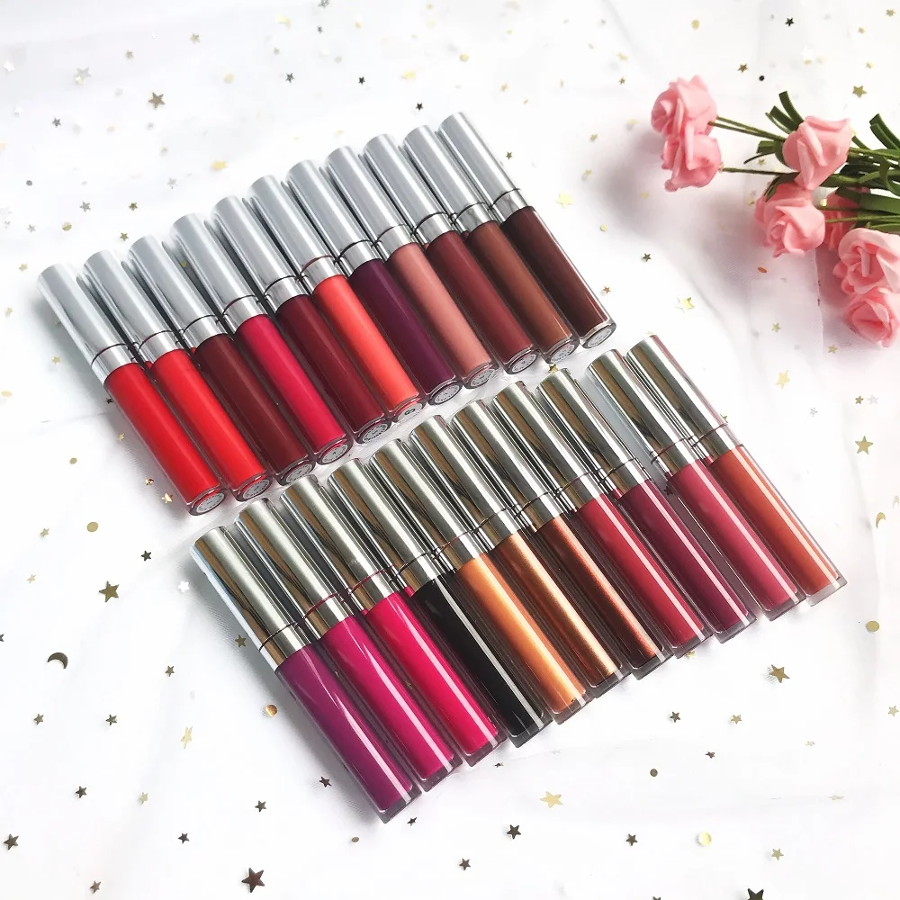 Romantic Beauty Cosmetic Matte Lipstick 22 Color Long Lasting Private 