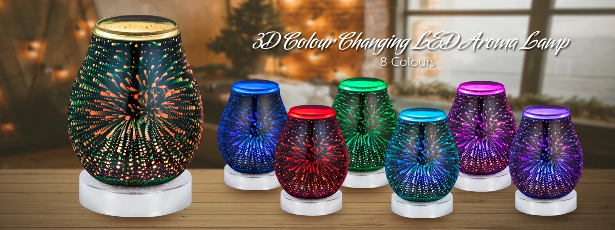 aroma burst 3d electric wax melt warmer