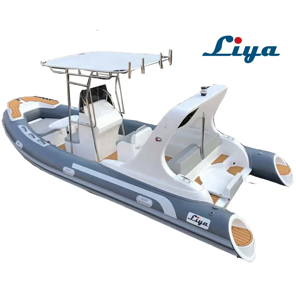 
Liya 5.8m/19ft Luxury Rigid Inflatable yacht sailing raft boat 