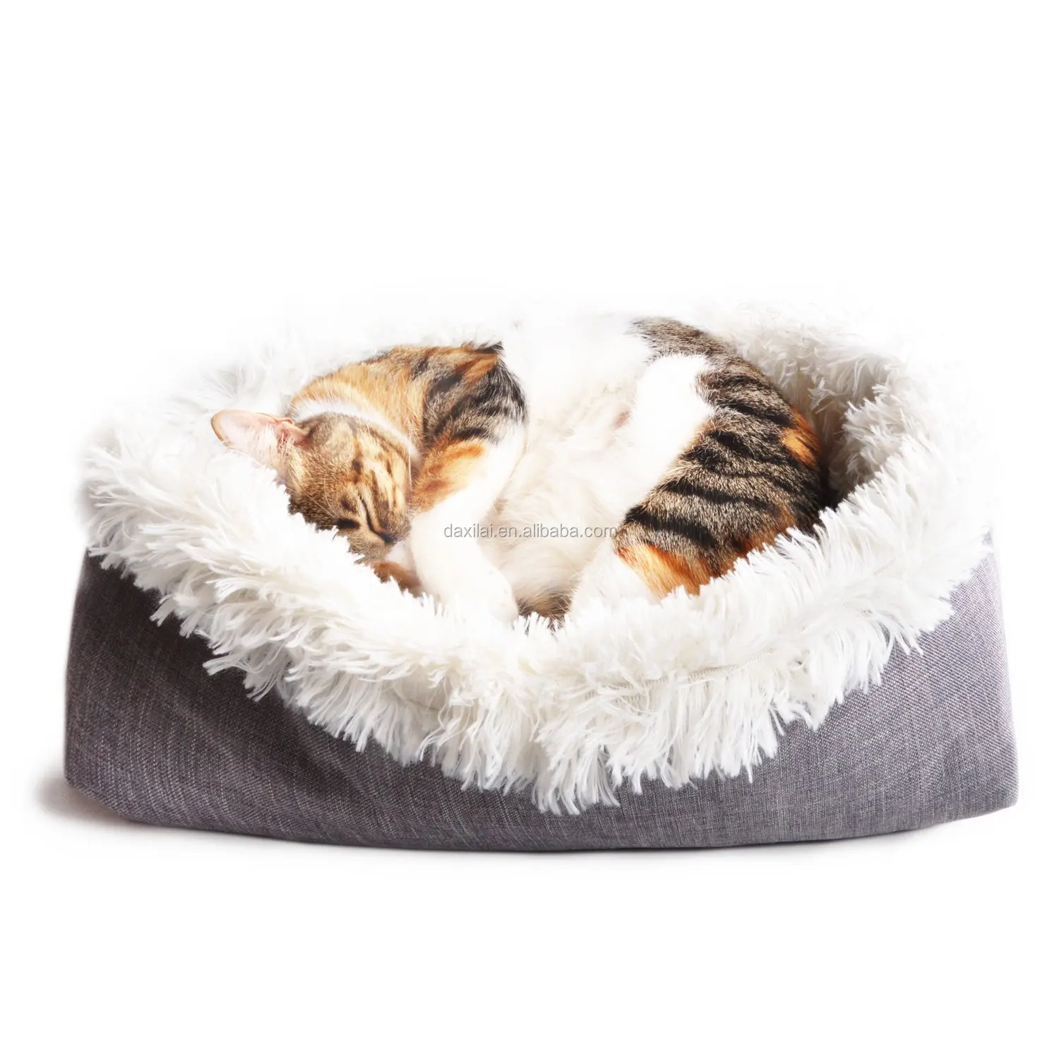 Wholesale Cat Mattress Faux Fur Convertible Cushion For Cat And Small ...