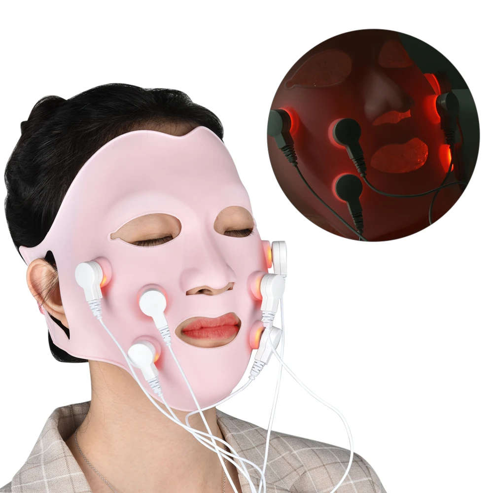 Reduce Wrinkle Vibration Lift Face Massager Photon Therapy Facial Soft