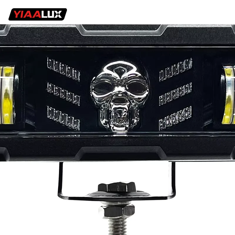 Rectangle Skull 35W 3000LM 6500K-7000K Auxiliary Lamp Fog Light supplier