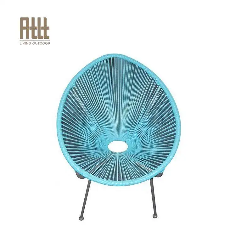 product asian style exposed tube acapulco chair rattan wicker coffee table set outdoor furniture with tropical design flair-4