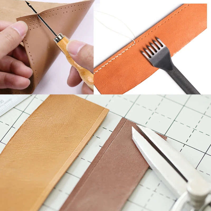 Miu083 High Quality Leather Tools Kit With Scissors Leather Craft