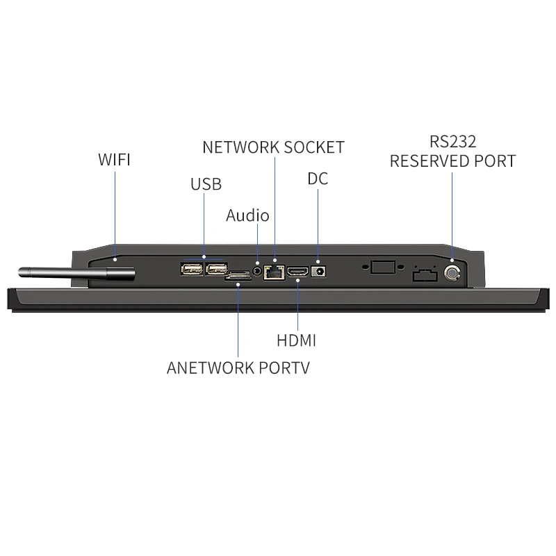 19 Inch Industrial Embedded Panel PC Aluminum Pure Flat Panel Smart AIO Computer PCAP Touch AMD Android Tablet All-in-One