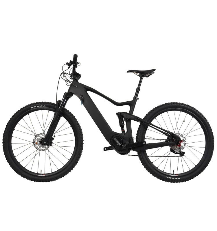 Dengfu E-bike E05 Mid Drive Bafang Motor Carbon Full Suspension ...