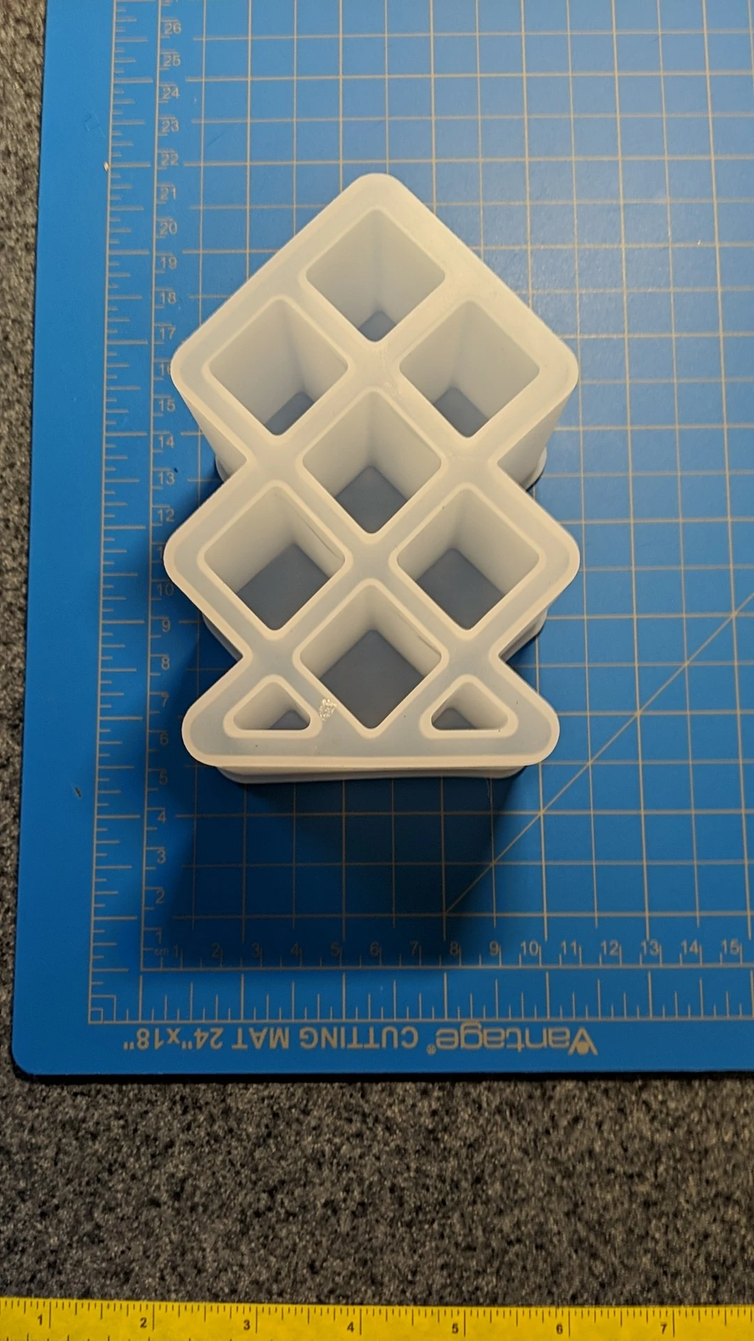 口红收纳盒架diy树脂模具硅胶装饰工艺环氧树脂模具