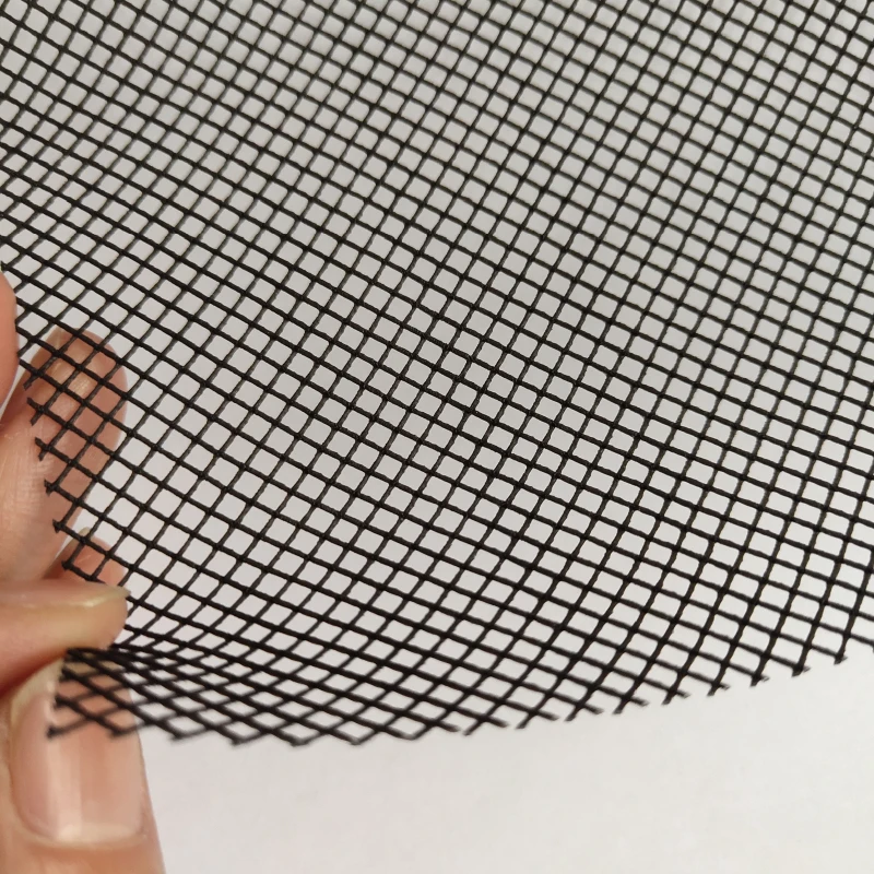 Black White Polypropylene Plastic Air Conditioner Fans Dust Pp Filter